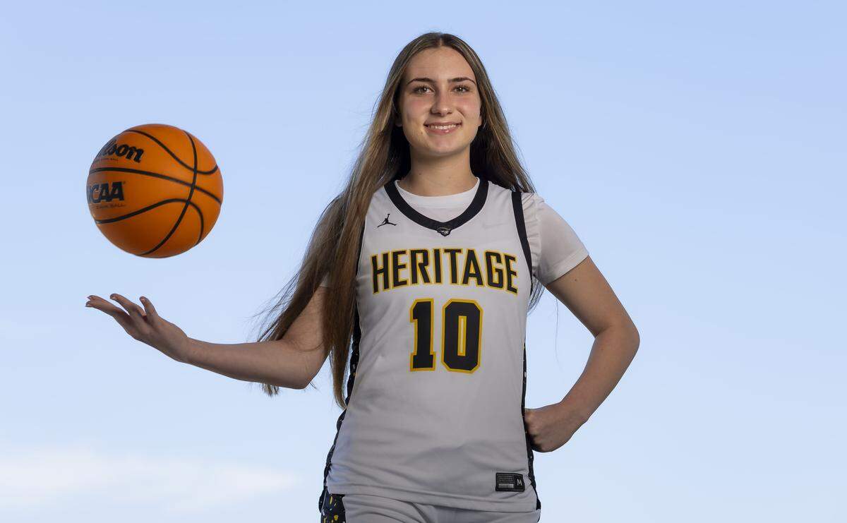 Isabella Aloisio, American Heritage, Basketball. All-Broward players photographed at Brian Piccolo Sports Park on Wednesday, March 25, 2026, in Cooper City, Fla.