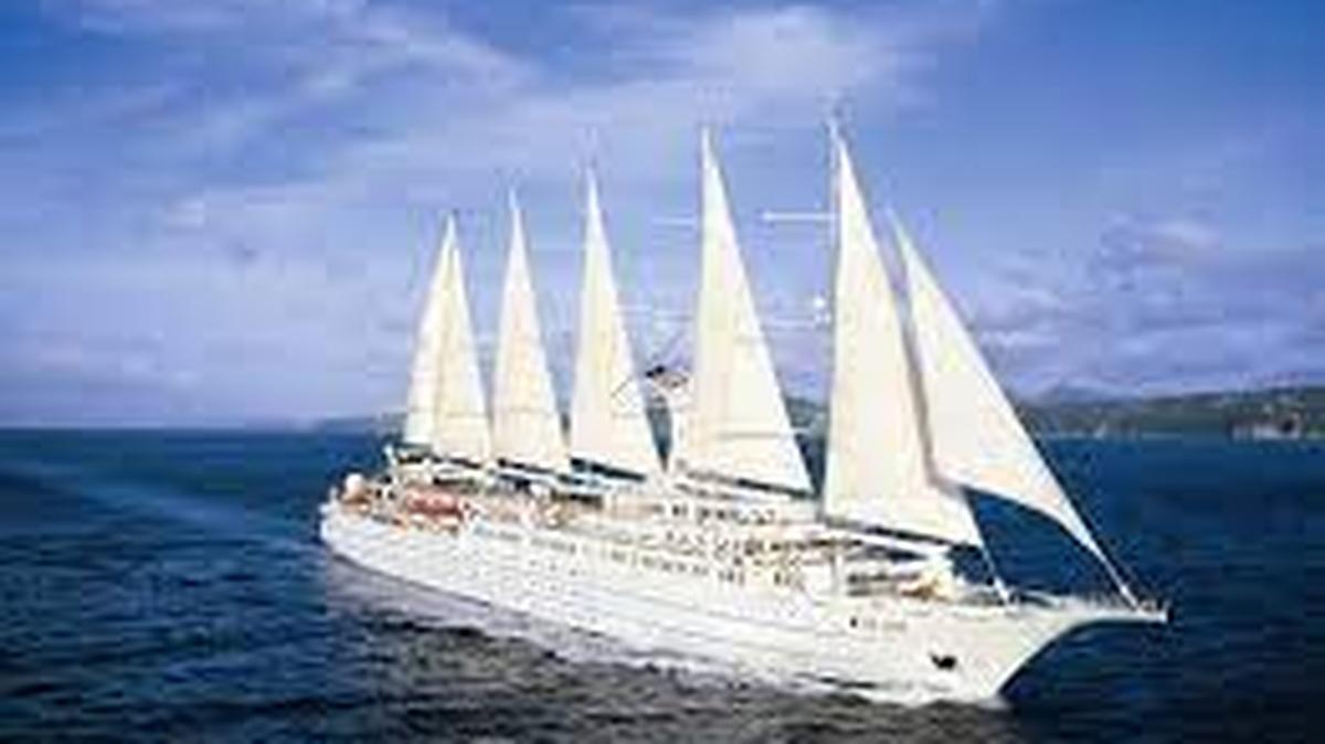 A Windstar Cruises ship.