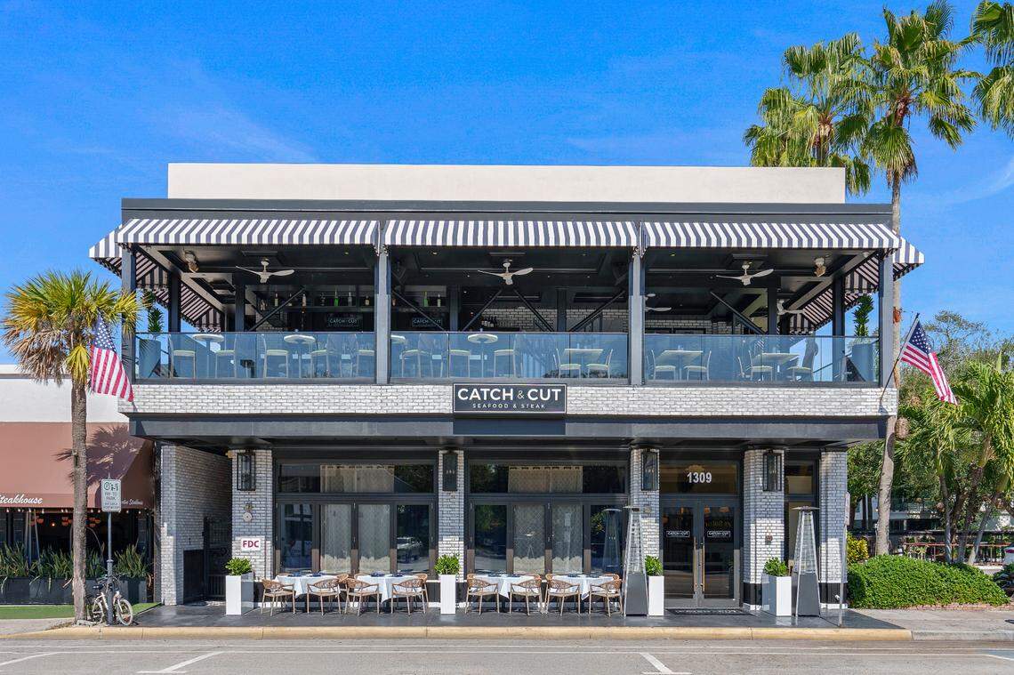 The exterior of Catch & Cut on Las Olas Boulevard in Fort Lauderdale.