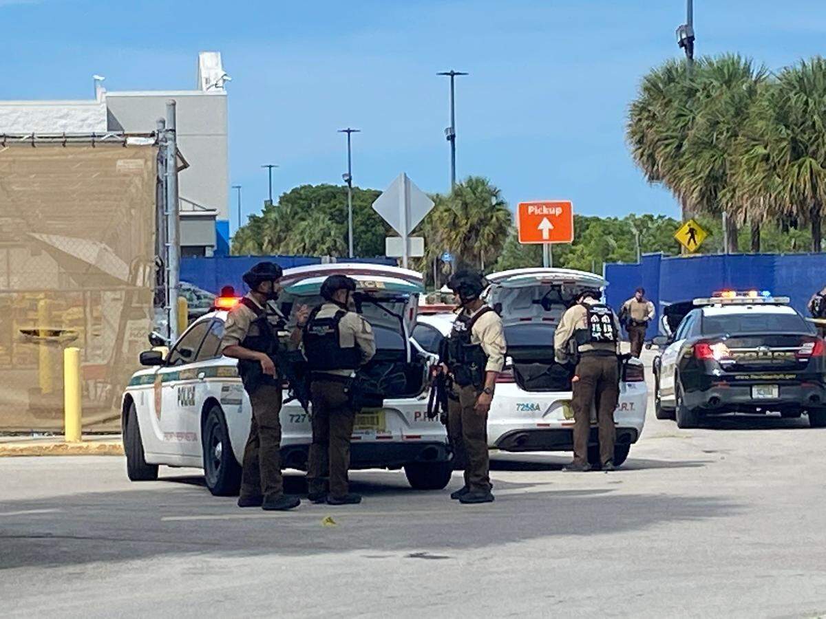 Police and Miami-Dade Fire Rescue have rushed to a Walmart in Florida City, south of Miami proper, as a possible shooting may have occurred.