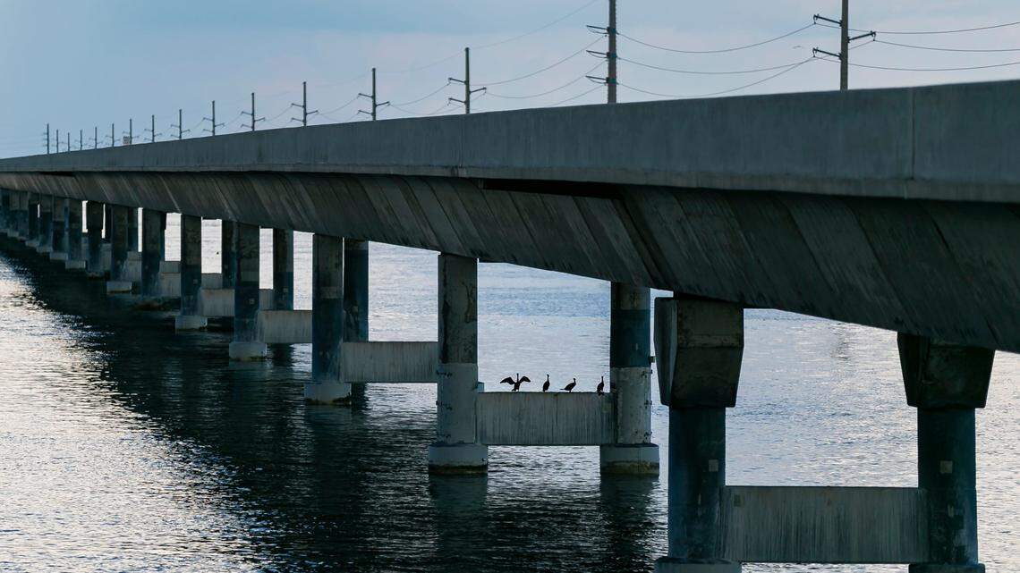 FILE - A view of the Overseas Highway’s Seven Mile Bridge near Little Duck Key and Bahia Honda State Park on Monday, October 11, 2021.