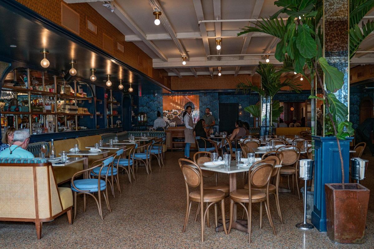 The interior of Red Rooster Overtown.