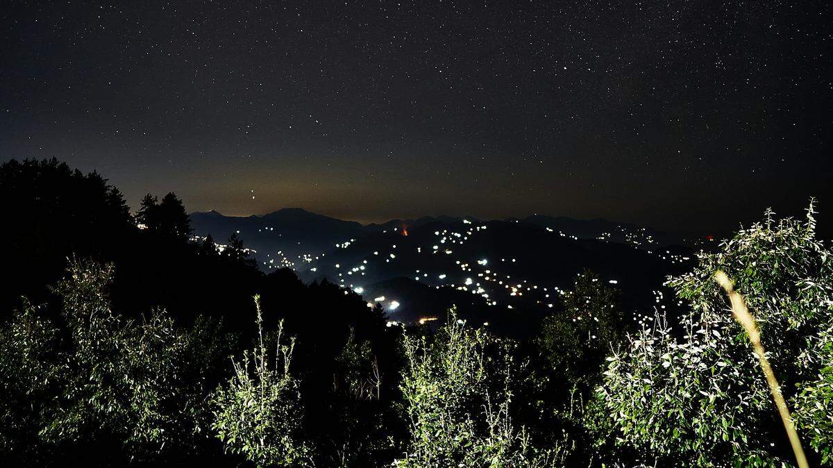In the forests of Uttarakhand, India, a fierce predator made a rare appearance on trail cameras.