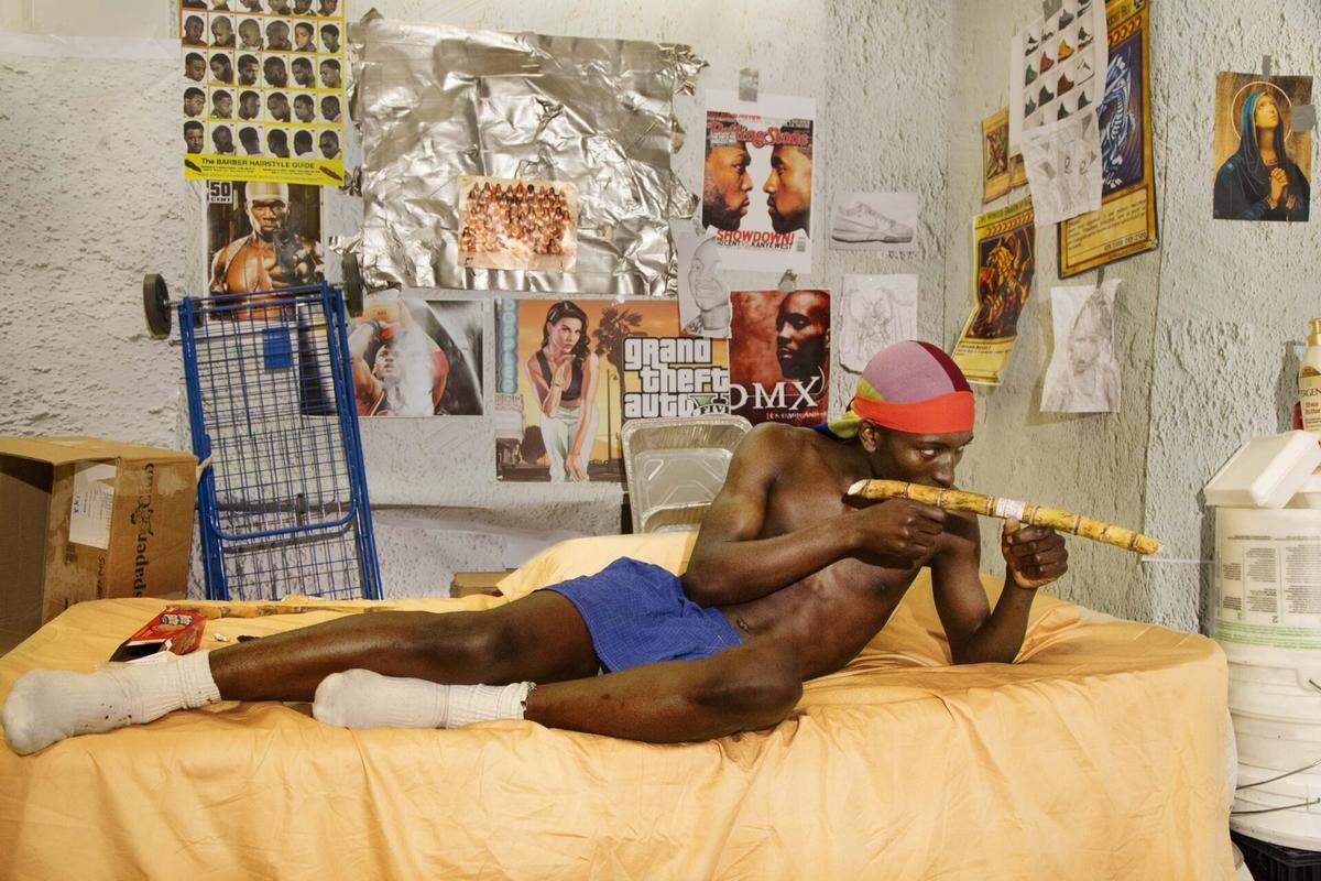 Artist Daveed Baptiste plans on hosting extravagant photoshoots during his residency and aims to capture images like this piece titled “Boy Dreams.”