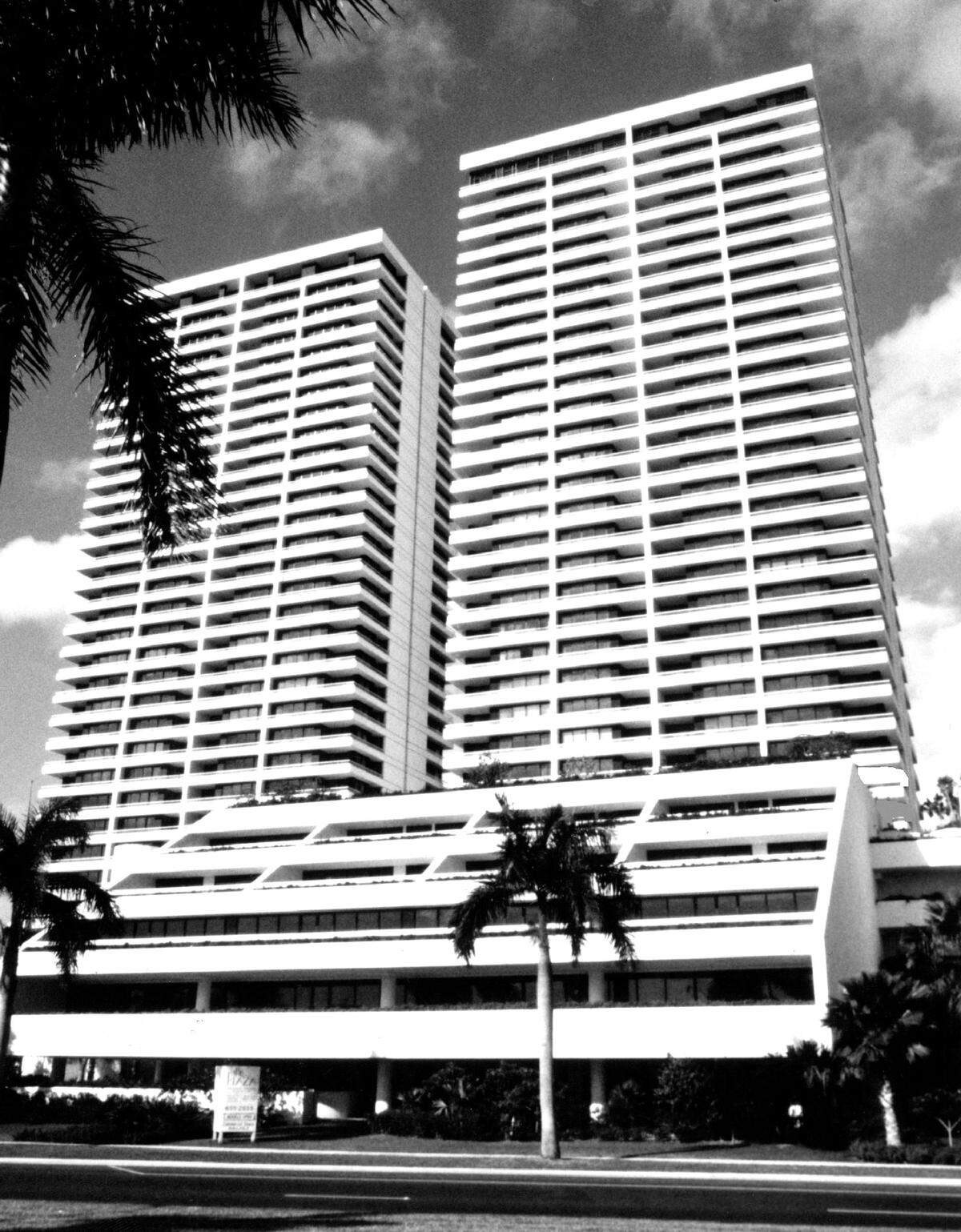 Trump Plaza in 1986.