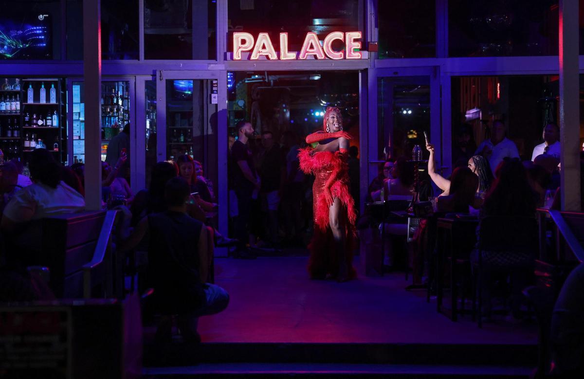 Fantasia Royale Gaga performs at Palace during spring break on Sunday, March 26, 2023, in Miami Beach. Spring break seemed to be coming to a close as fewer people were out and about this weekend.