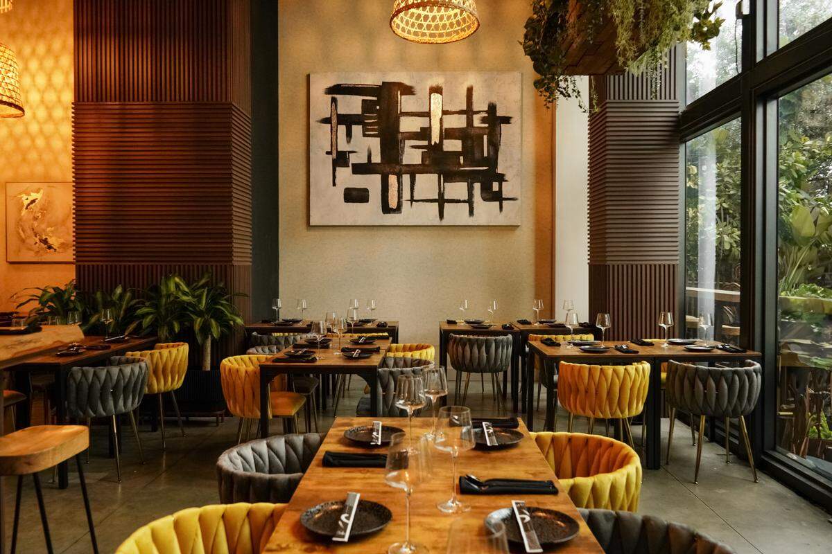 The interior of Iko Miami Asian restaurant in Edgewater.