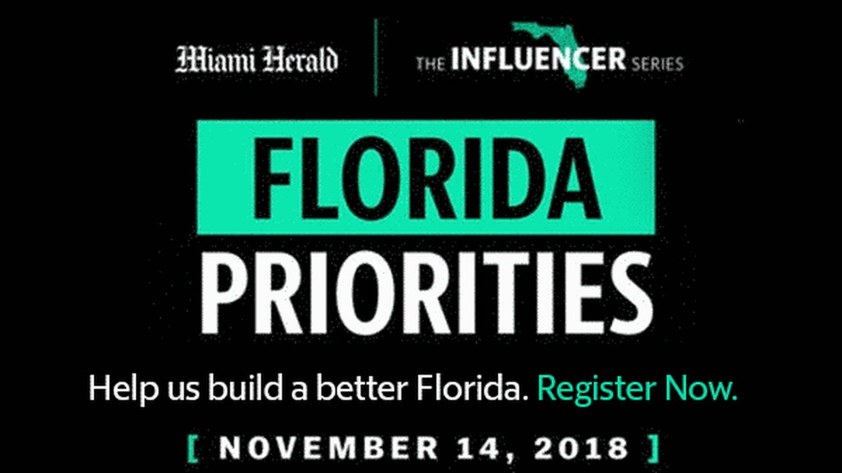 The Florida Priorities Summit will take place Nov. 14 at the University of Miami’s Donna E. Shalala Student Center.