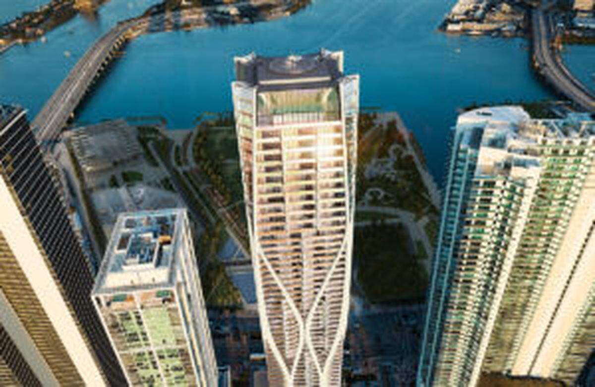 The new 1000 Museum tower on Biscayne Boulevard, designed by architect Zaha Hadid, has a private rooftop helipad for residents’ convenience.