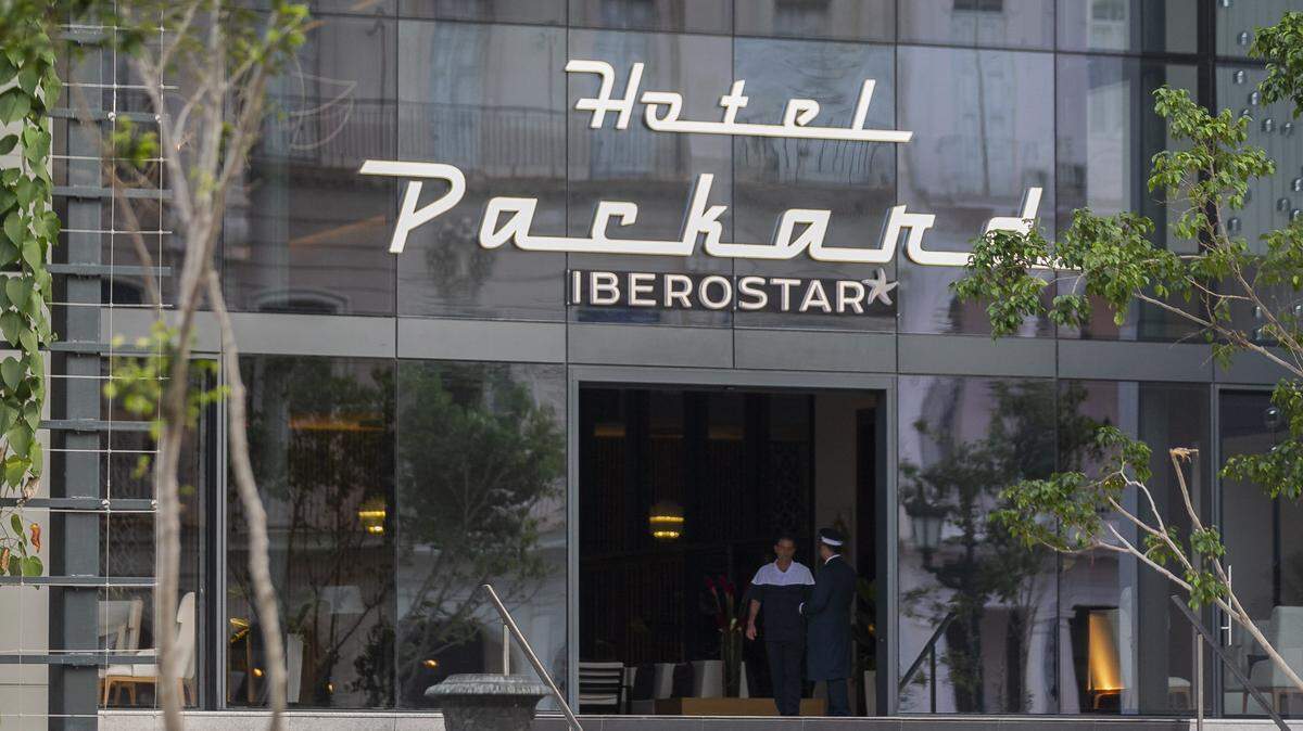 Iberostar Grand Packard Hotel in Havana, part of the global company’s investments in Cuba.