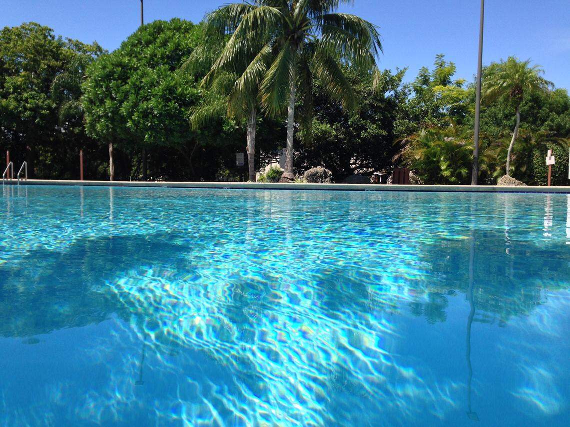 A homeowners’ association pool in Kendall awaits its first swimmers in months when Miami-Dade begins to reopen pools. But there will be many rules to follow due to the coronavirus pandemic.
