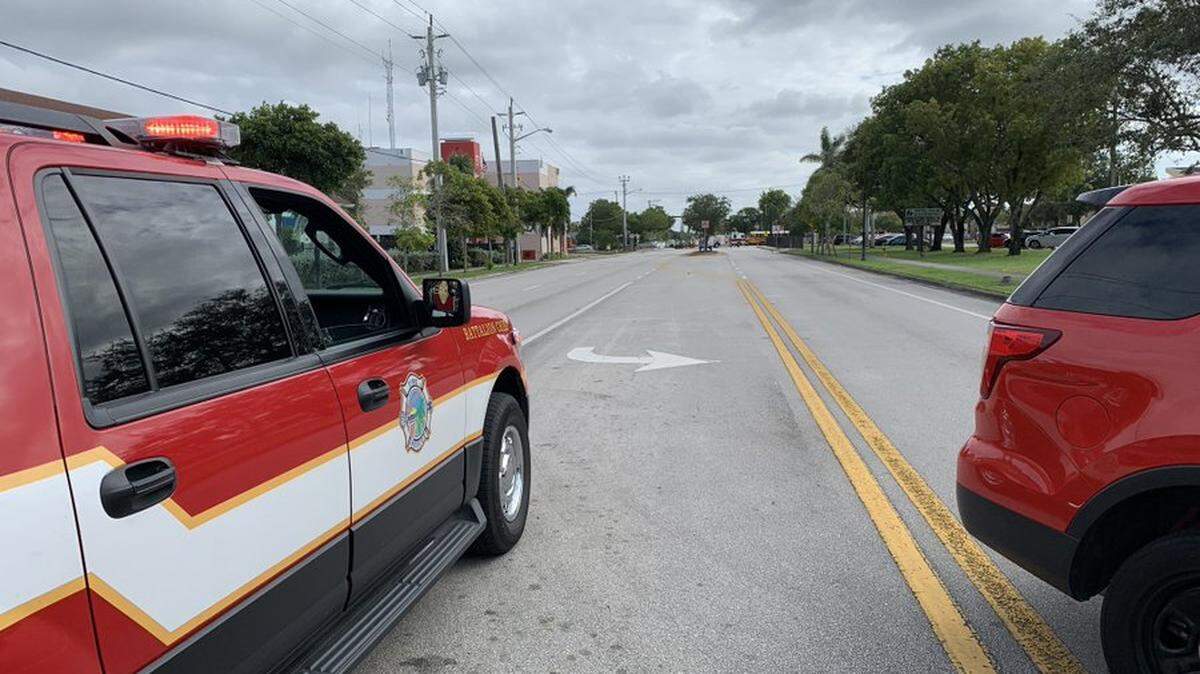 A woman showed up at Lauderhill Fire Station #57 Oct. 1, 2019, with a bucket containing possible bomb-making materials.