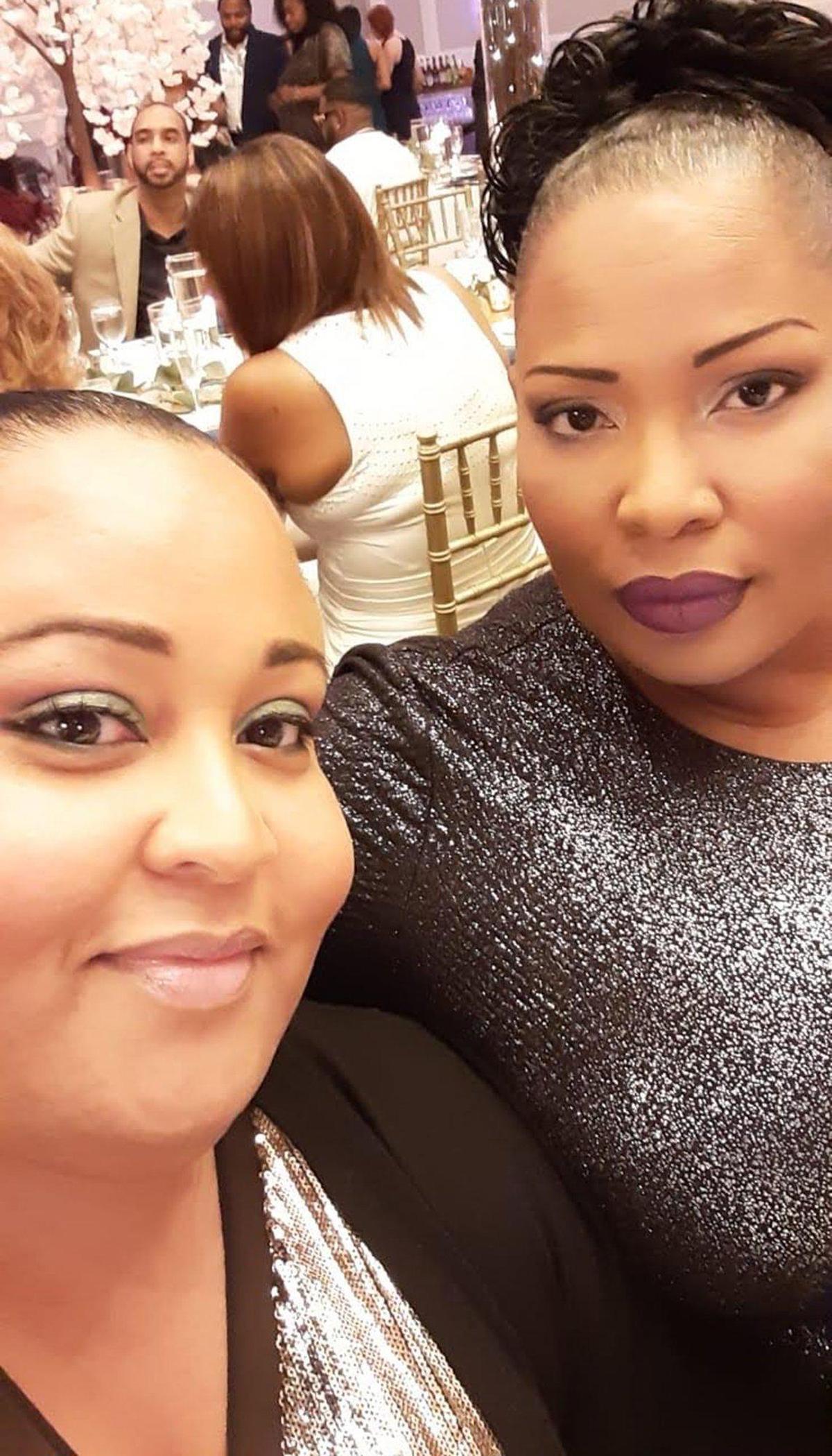 A family picture of Rosa Felipe, left, with her sister Elizabeth Taveras Murray. Felipe is a Jackson Hospital healthcare worker who was one of the first to be infected with COVID-19 and remains in the hospital recovering from serious complications.