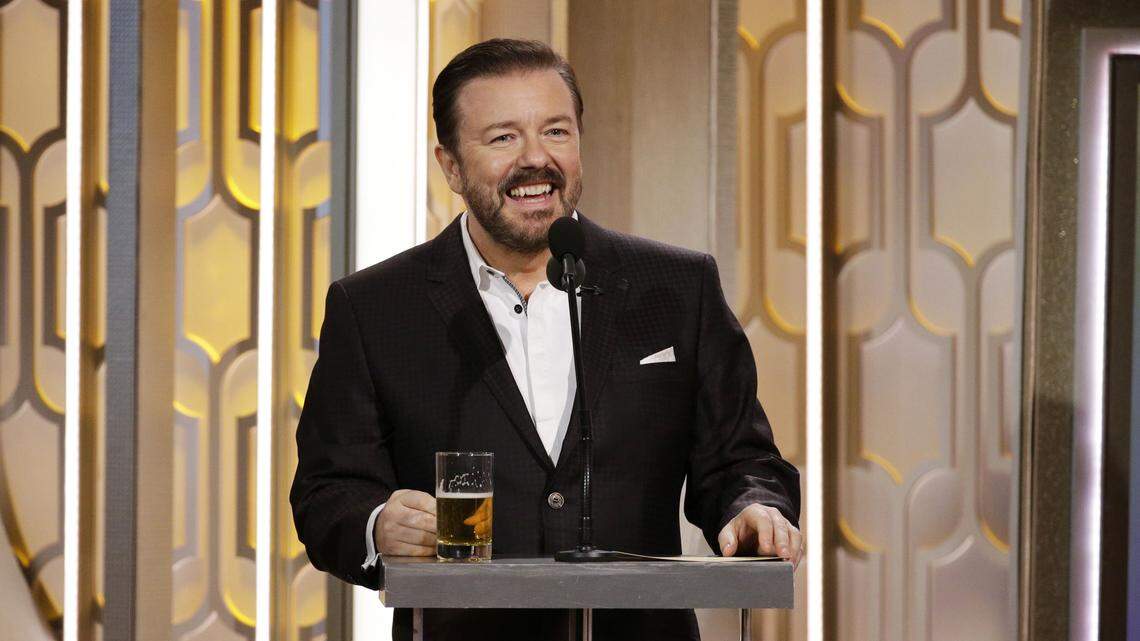 ricky gervais host golden globe awards