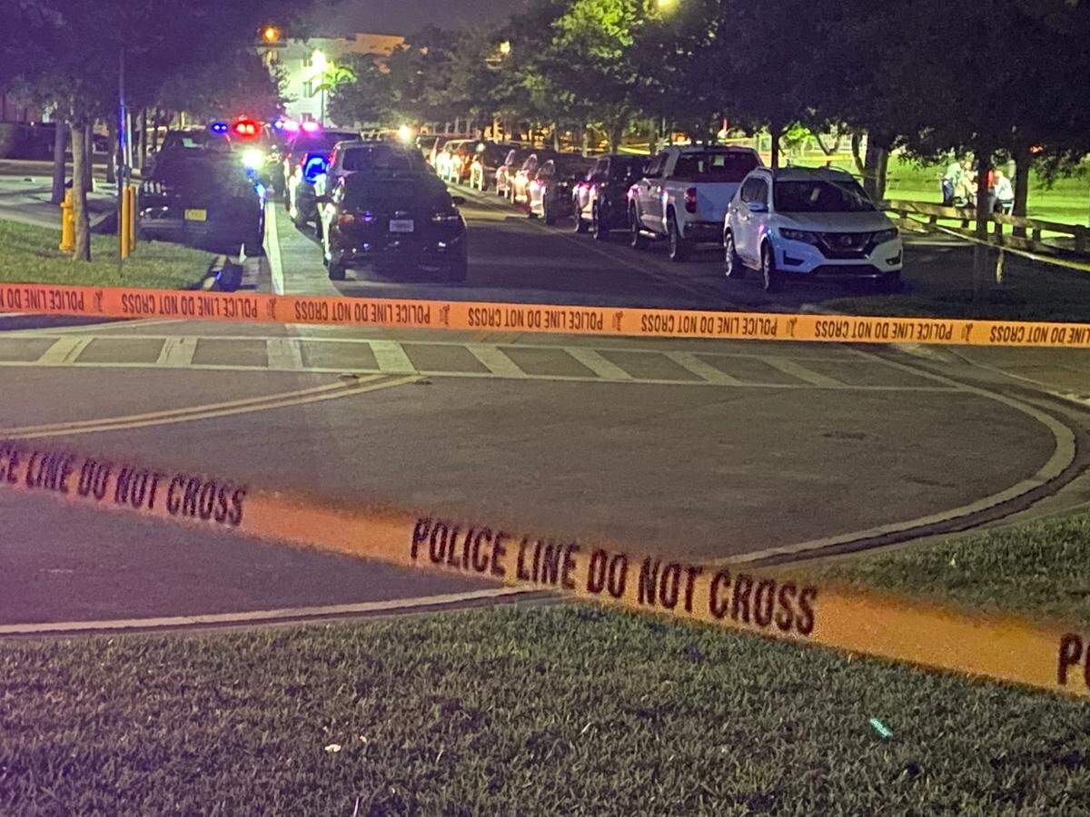 Miami-Dade County Sheriff’s Office detectives investigate a fatal shooting at 14150 SW 264th Street in Naranja Monday night, April 7, 2025.