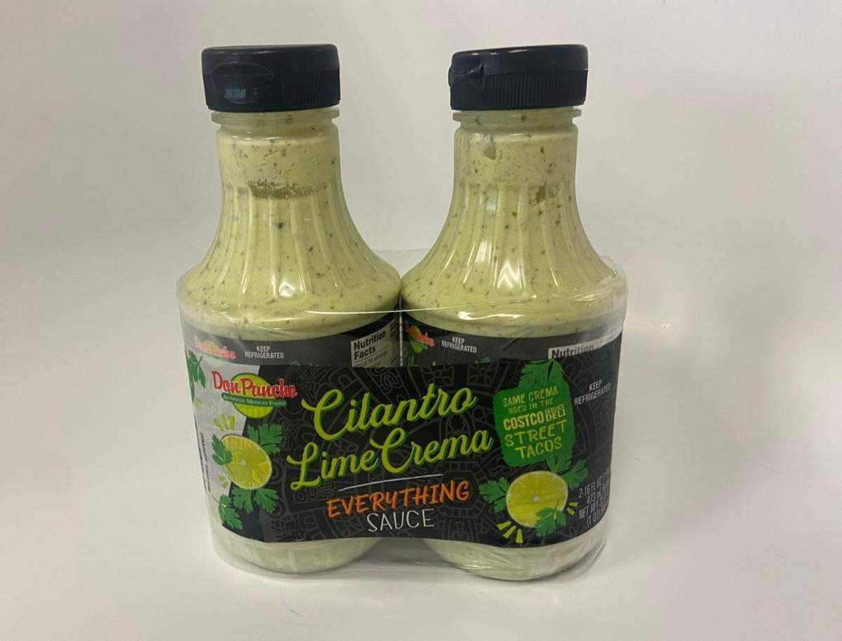 Don Pancho Cilantro Lime Crema Twin Pack of 32-ounce bottles.