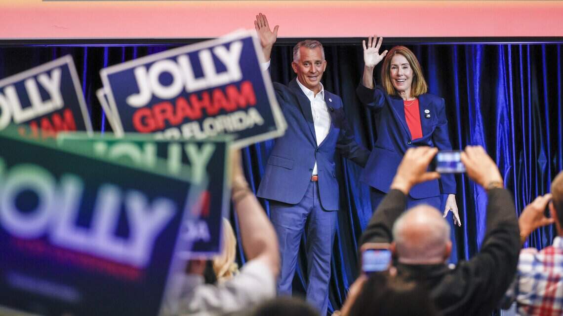 David Jolly introduces running mate to Miami, sits down with the Miami Herald
