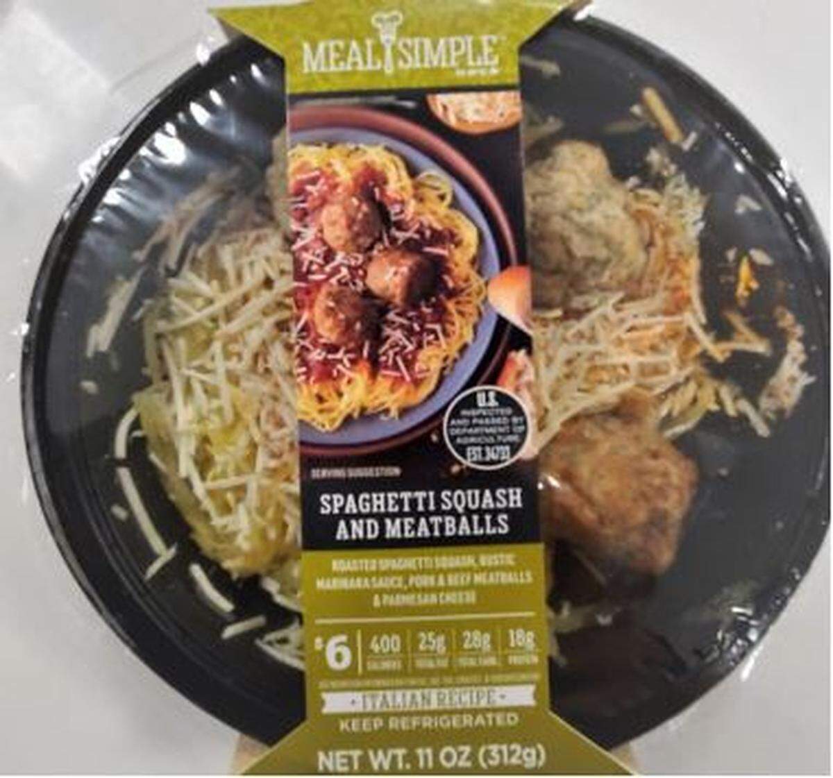 Meal Simple Spaghetti Squash and Meatballs