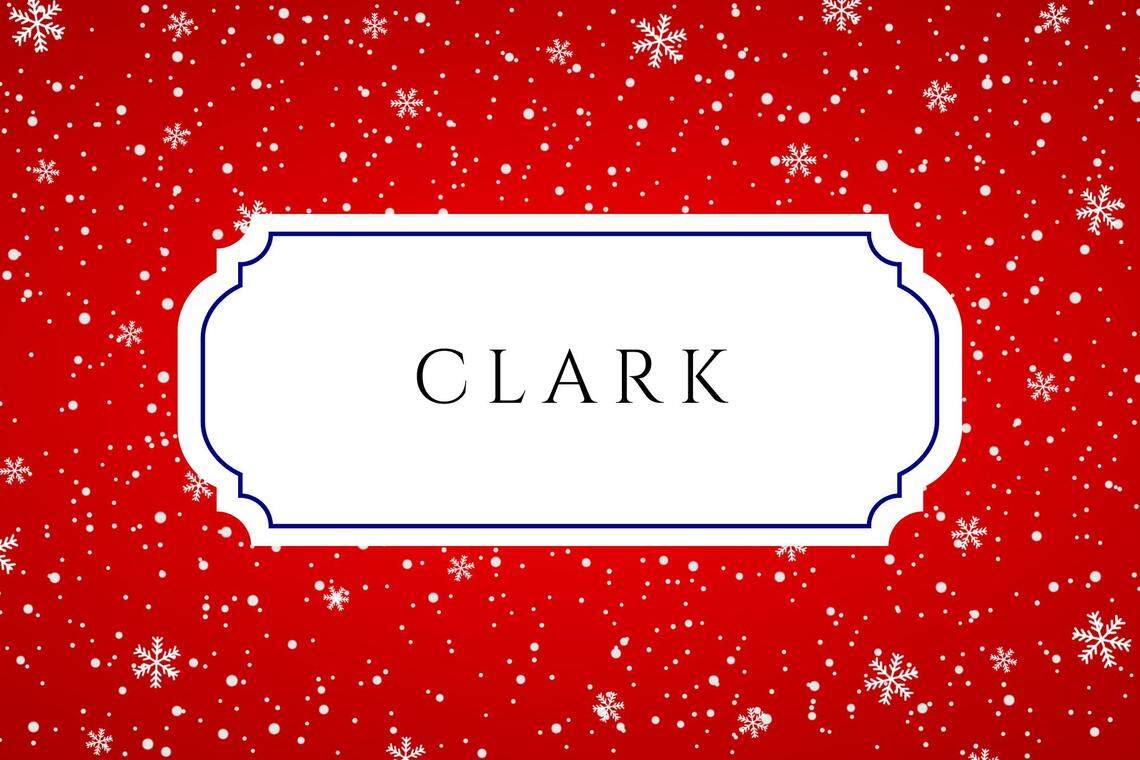 christmas baby names clark