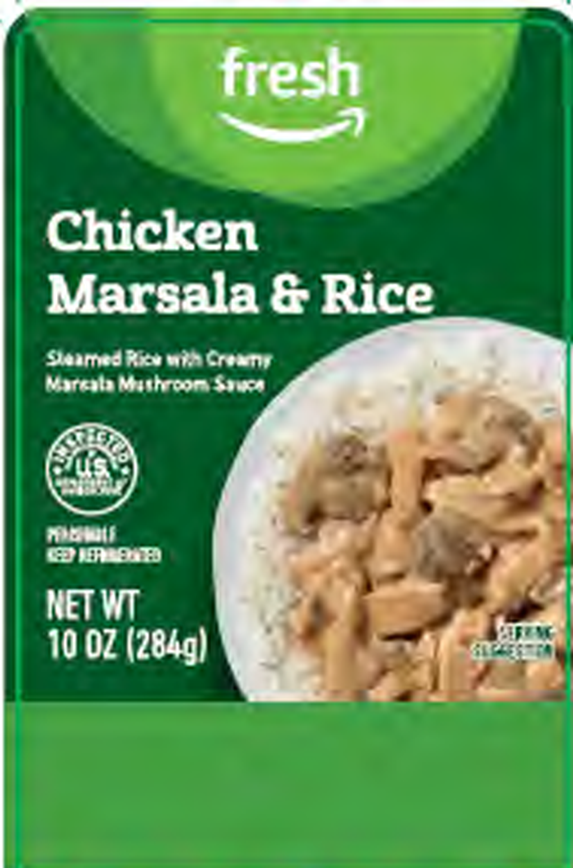 Amazon Fresh Chicken Marsala and Rice