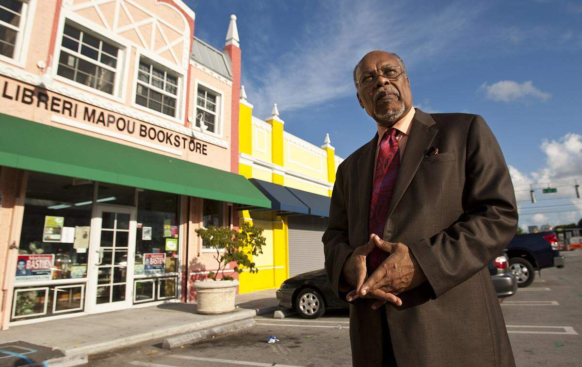 Jean Mapou is the owner of Libreri Mapou Bookstore in Little Haiti.