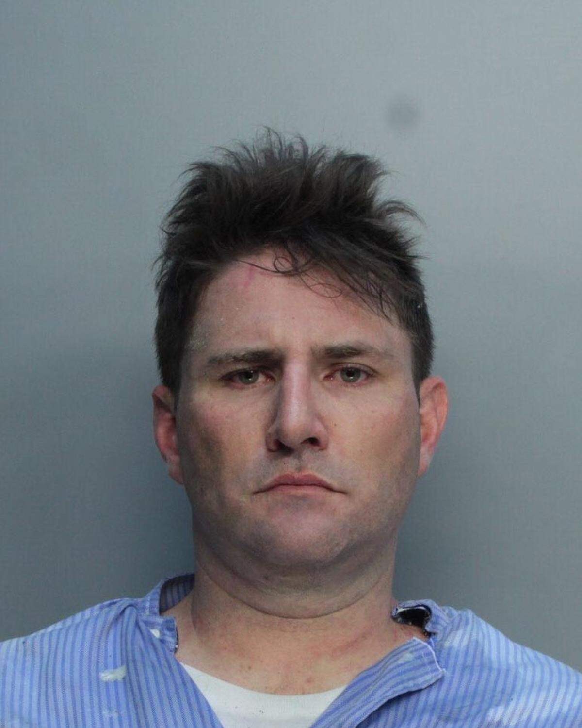 A booking photo of Coral Gables attorney Jay Farrow after his 2013 arrest in Hialeah for disorderly intoxication and resisting arrest without violence. Farrow completed a pretrial diversion program, and the charges against him were dismissed.