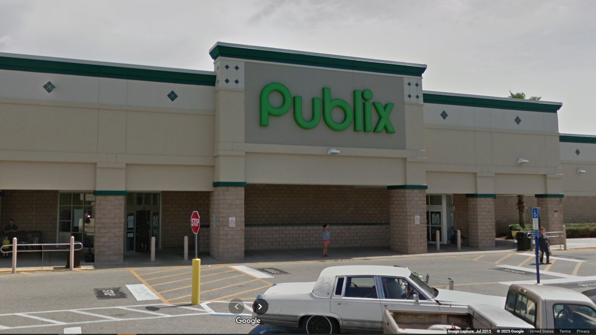 The rescue happened July 3 behind this Publix on Dunn Avenue in Jacksonville, Florida, according to the Jacksonville Sheriff’s Office.