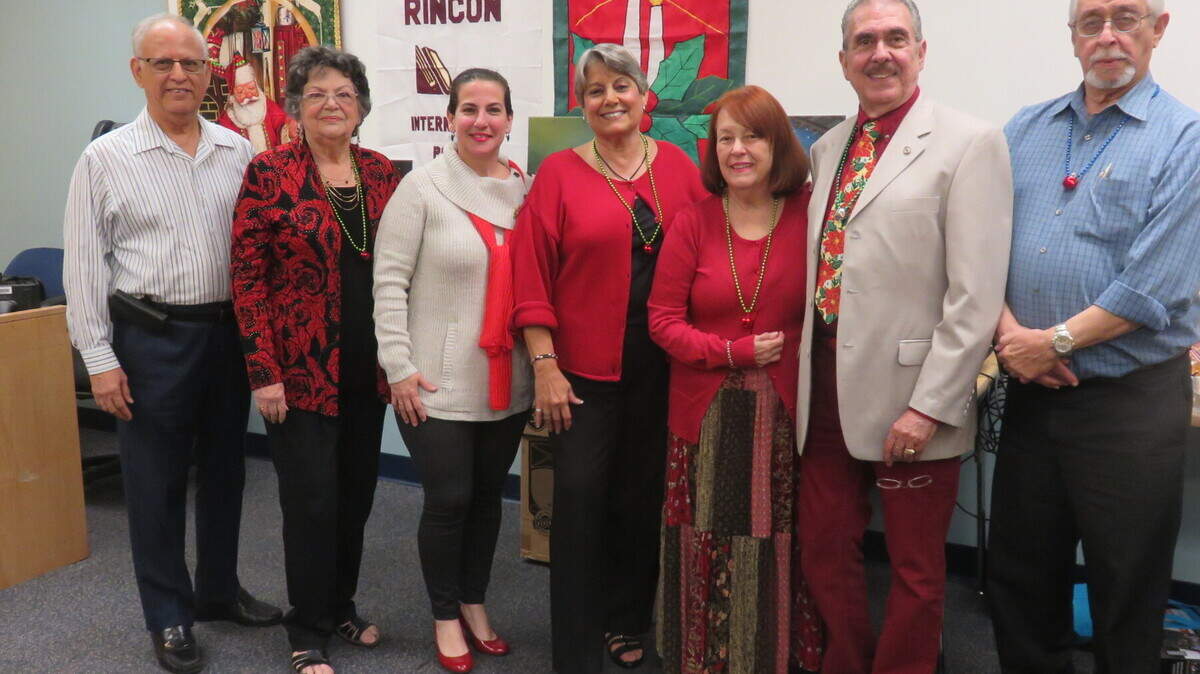 Marily A. Reyes, fourth from the left, founder and president of the The Cove/Rincón International, initiated a project she named “Sharing the Arts During Quarantine.”