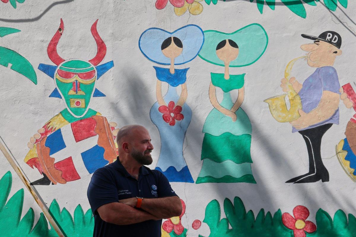 Damian Pardo, District 2 commissioner and Omni CRA chairman, takes a moment to pause during group tour of Allapattah on Monday, Sept. 9, 2024, in Miami.