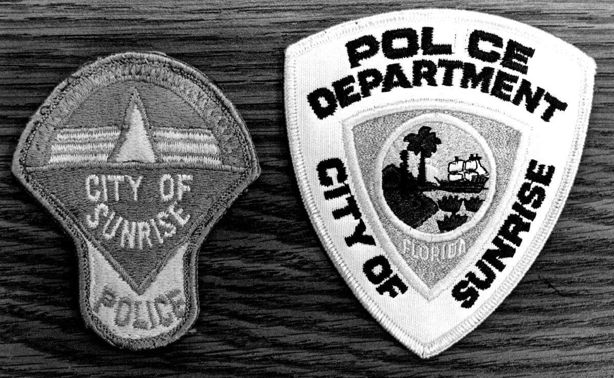 Early patches from city of Sunrise police.