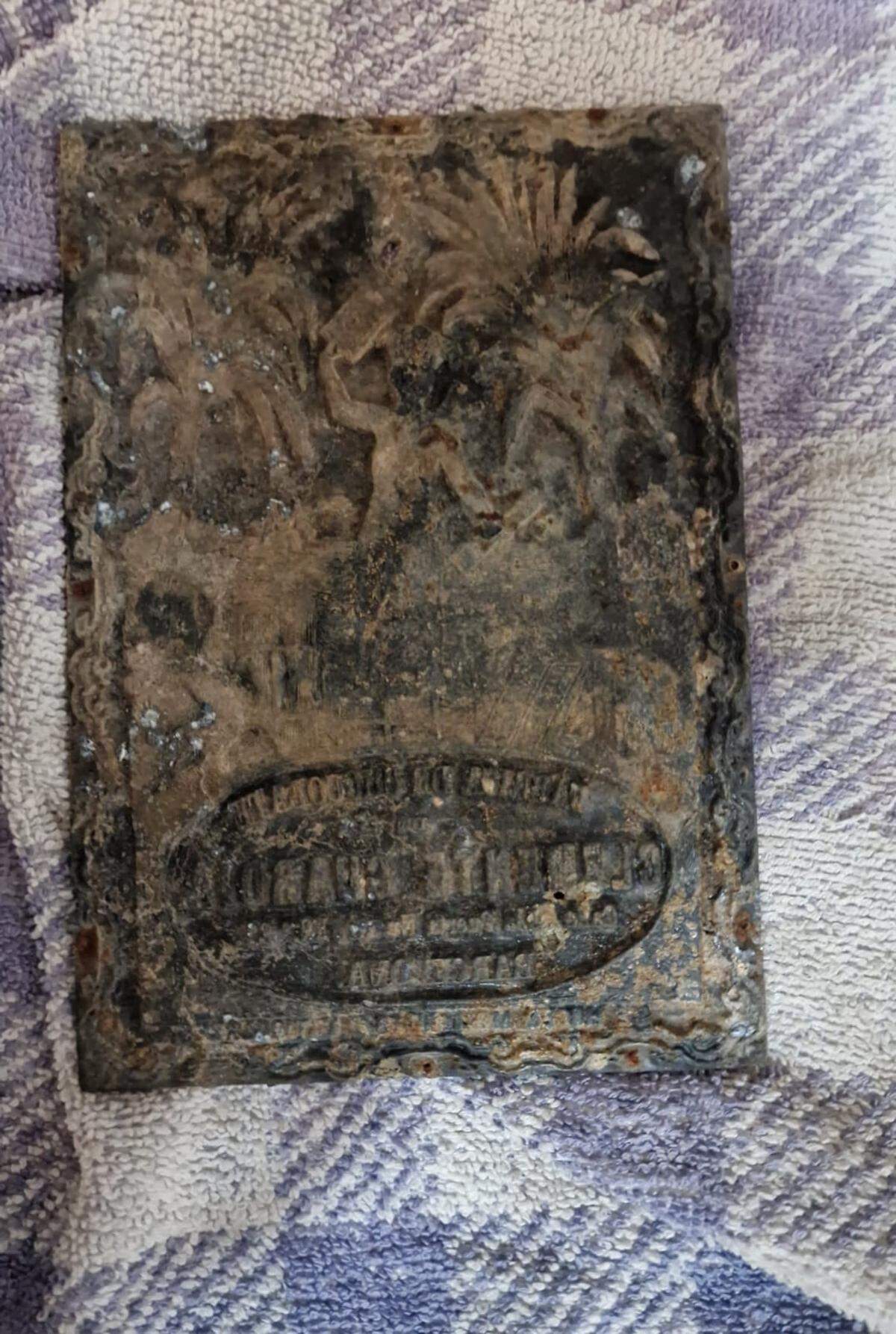 The chocolate factory was built by the end of the 1800s, experts said.