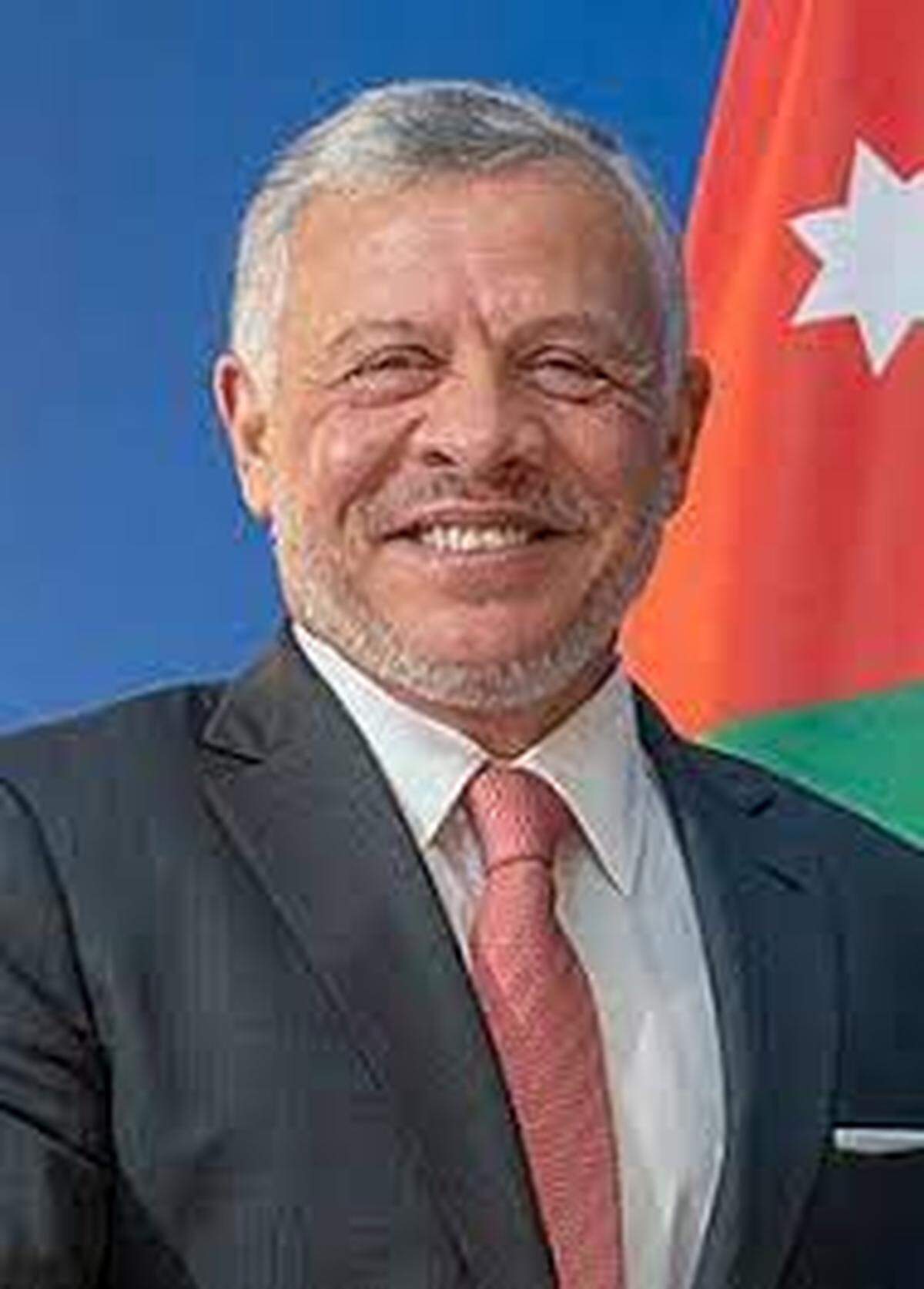 El rey Abdullah II de Jordania