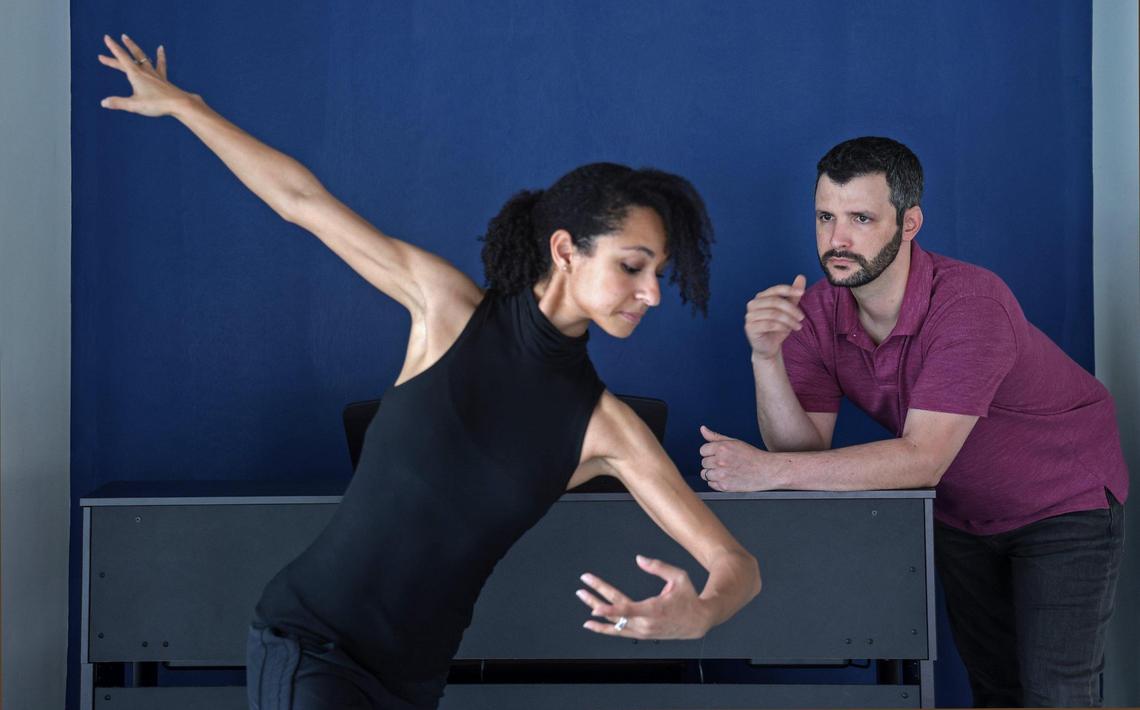 Claudia Schreier, left, and director Adam Barish, right, will turn her ballet The Source into a film for Miami City Ballet.