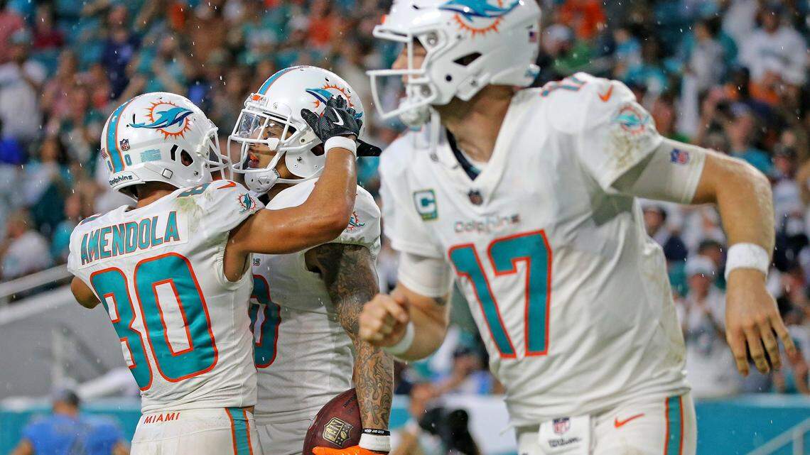 Ryan Tannehill and the Dolphins offense had a good start to the 2018 season Sunday against the Titans.