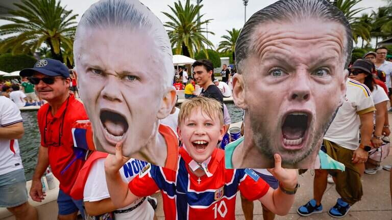 Take a look at the scene ahead of the Norway vs. England match in Miami