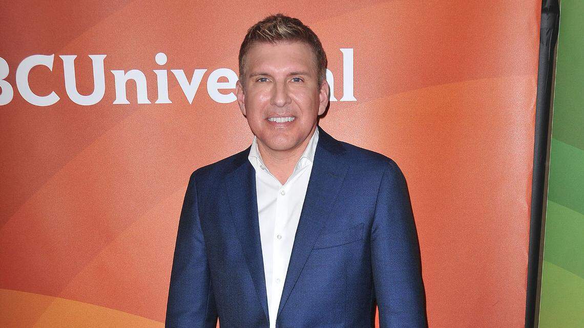 Todd Chrisley arrives at the 2016 NBCUniversal Summer Press Day held at the Four Seasons Westlake in Westlake Village, CA on Friday, April 1, 2016 (Photo By Sthanlee B. Mirador) *** Please Use Credit from Credit Field ***