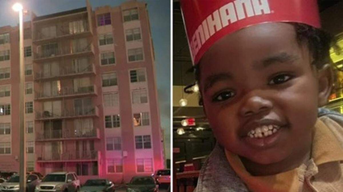 Four-year-old Will fell from a sixth-floor window in North Miami on April 18, 2026. He suffered a broken femur, lung damage and other injuries.
