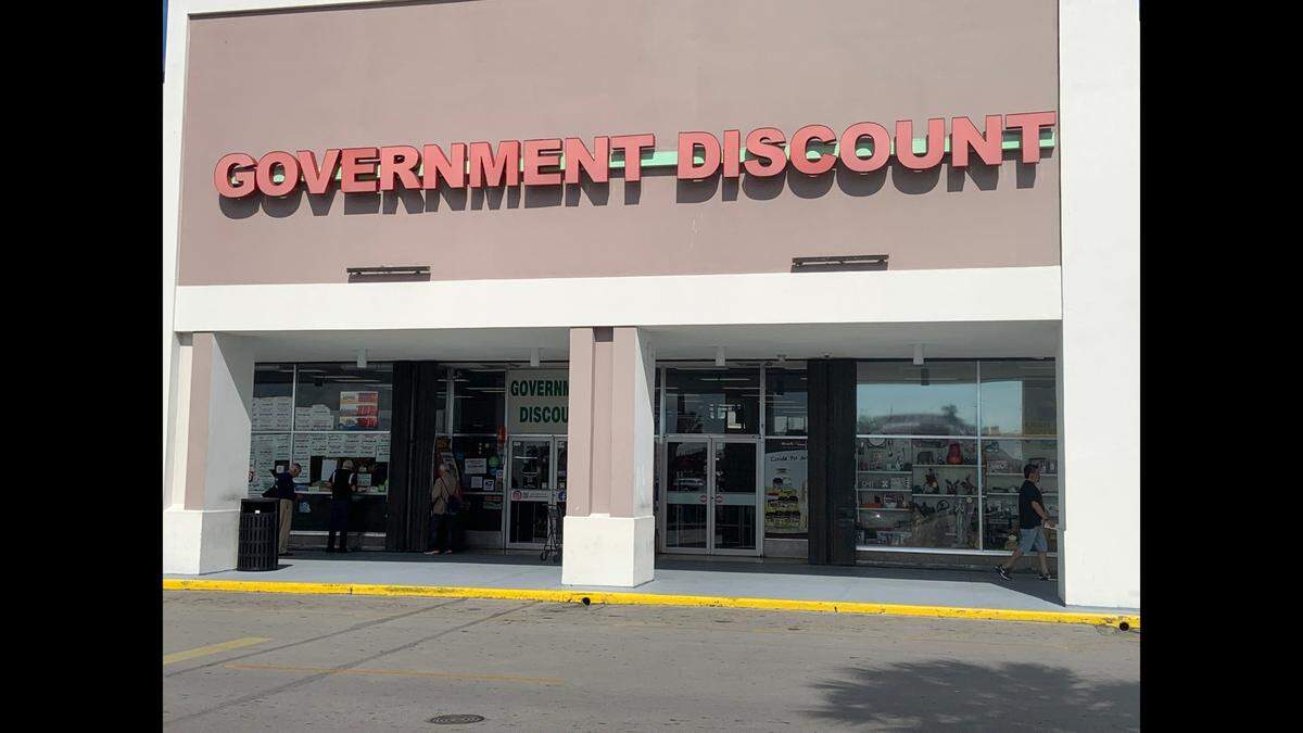 Government Discount, 3709 NW Seventh St., Miami.