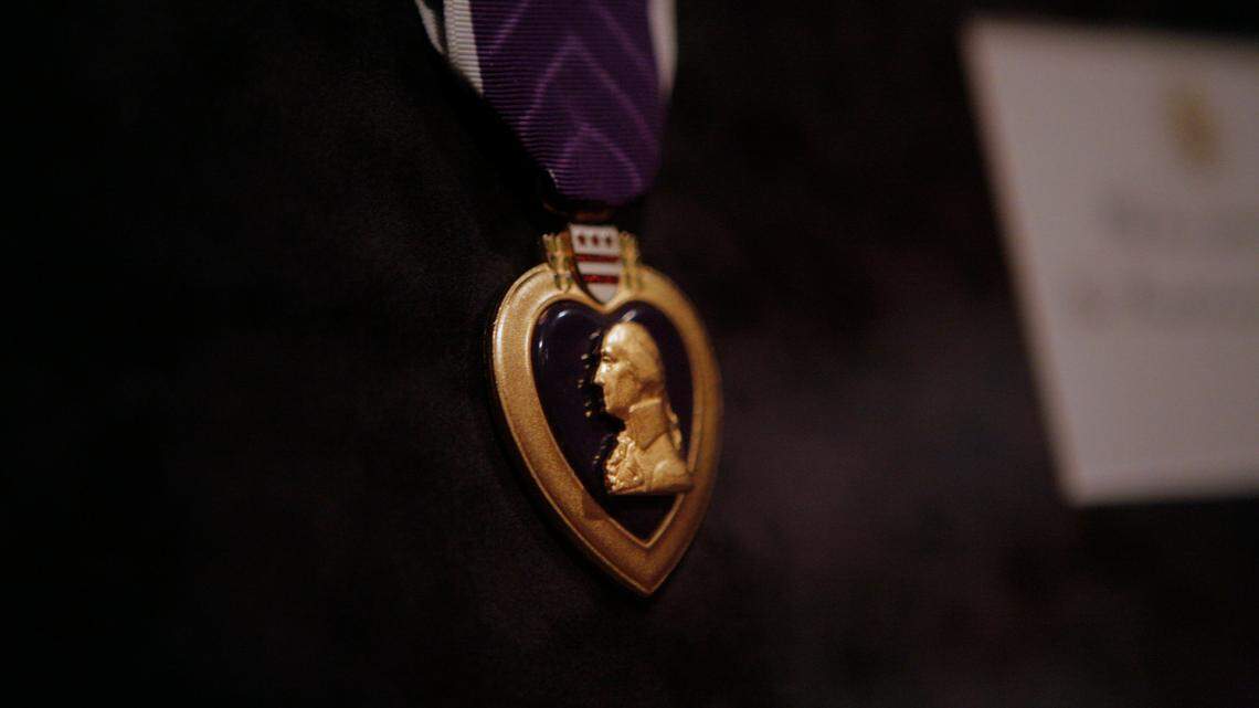 The Purple Heart is awarded to those who were injured or killed as a result of enemy action during their military service.