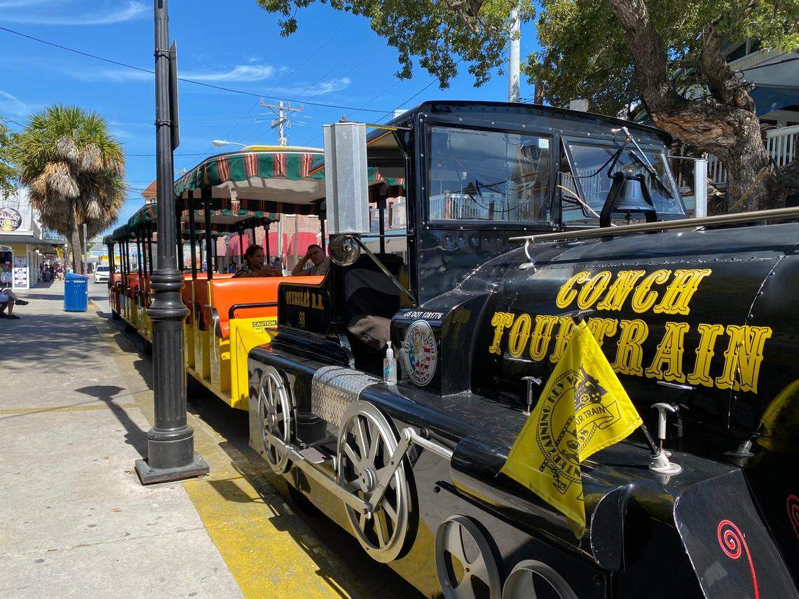The Conch Tour Train is a way to explore Key West’s history.