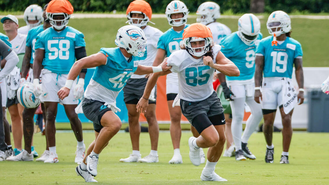 Dolphins Stock Report (Day 6): Dolphins tight ends getting hit with injuries