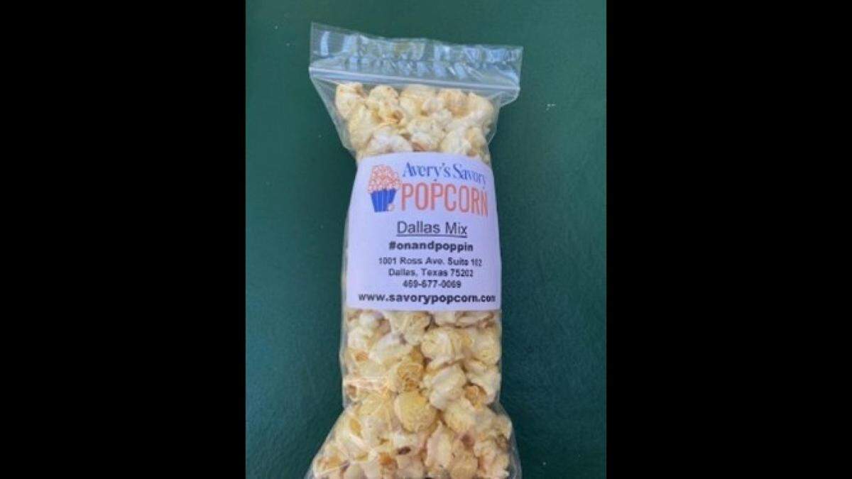 Avery’s Savory Popcorn Gourmet Popcorn, Dallas Mix, has been recalled