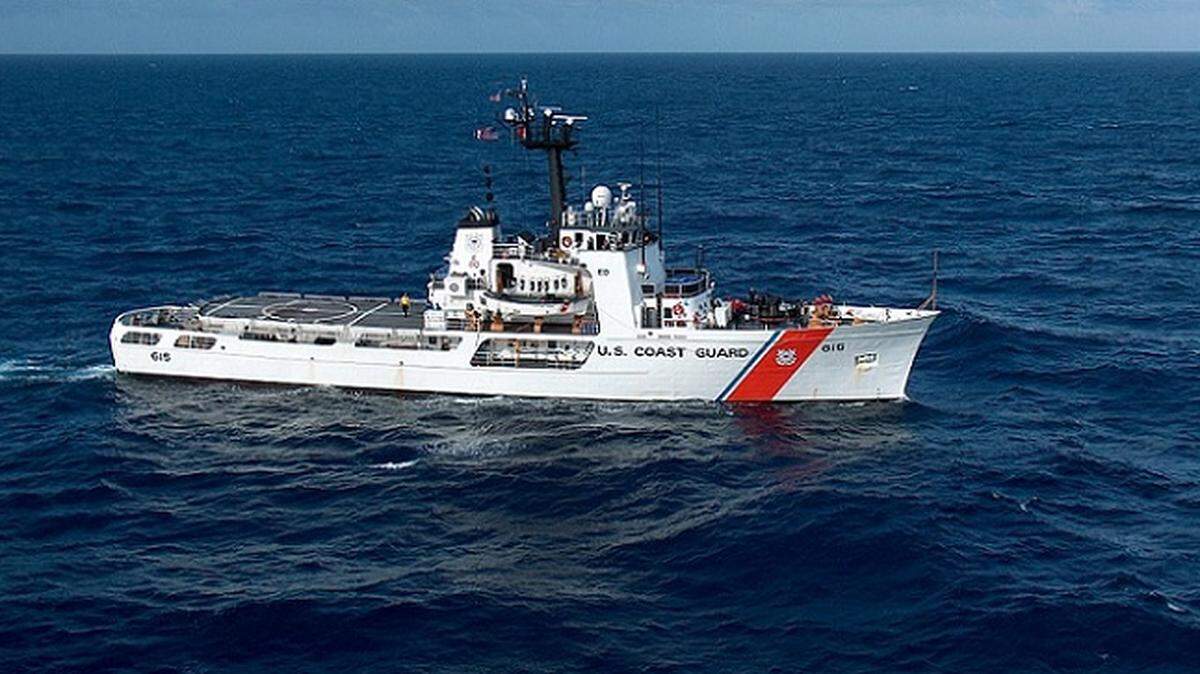 An undated photo of the Coast Guard Cutter Reliance. The Coast Guard rescued two people from a sinking boat off the Florida Keys Monday, Aug. 30, 2021.