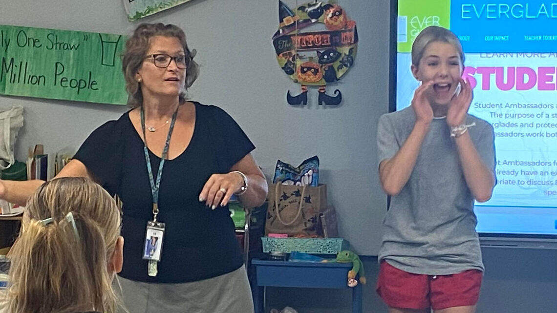 How a Keys school is spreading Everglades Foundation’s message to save ‘River of Grass’