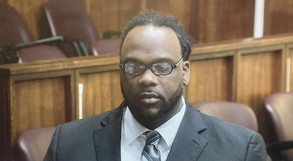 Rashaun Jones appears in court for jury selection on Tuesday, Feb. 10, 2026.