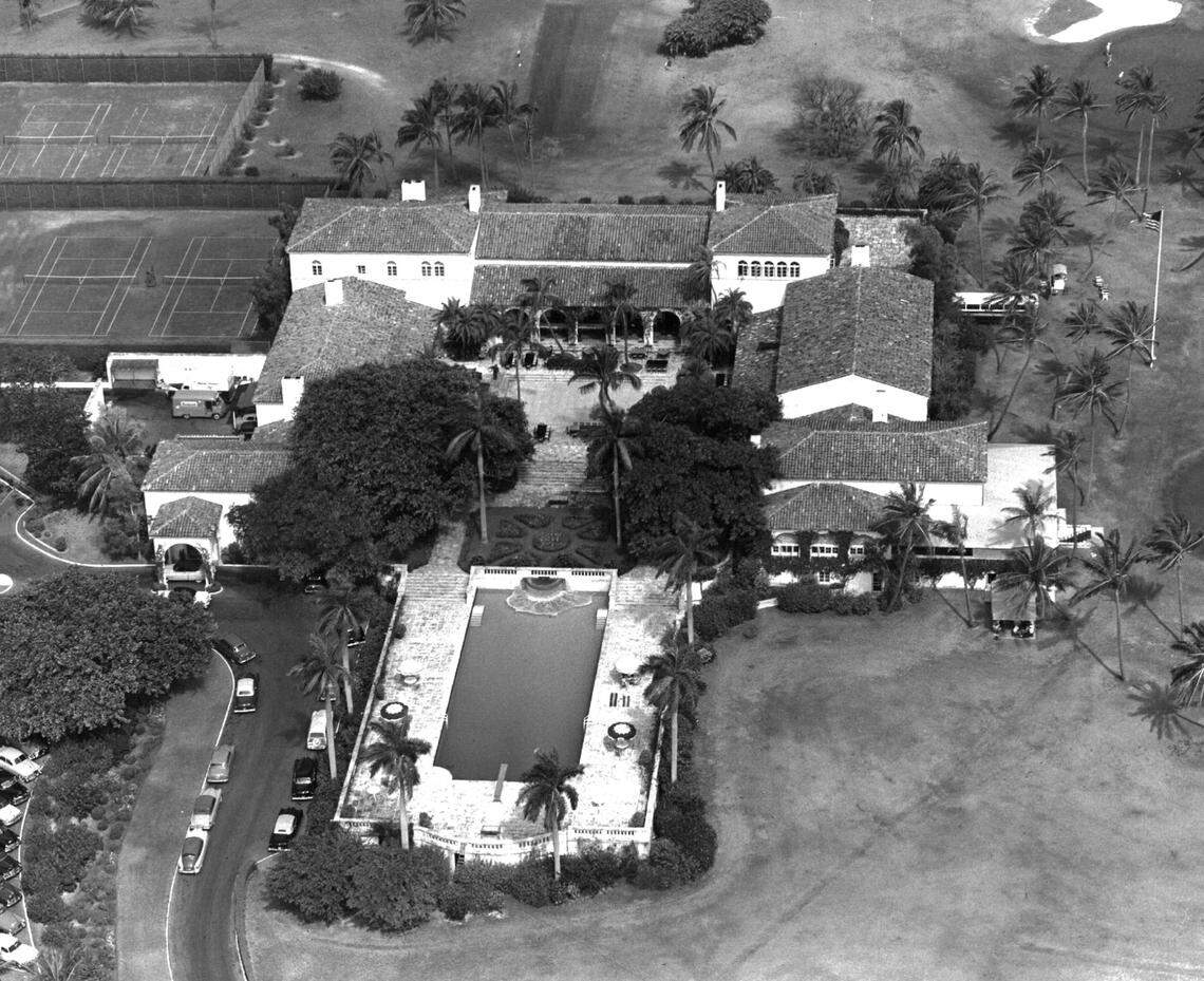 In 1951, Indian Creek Country Club aerial photo.