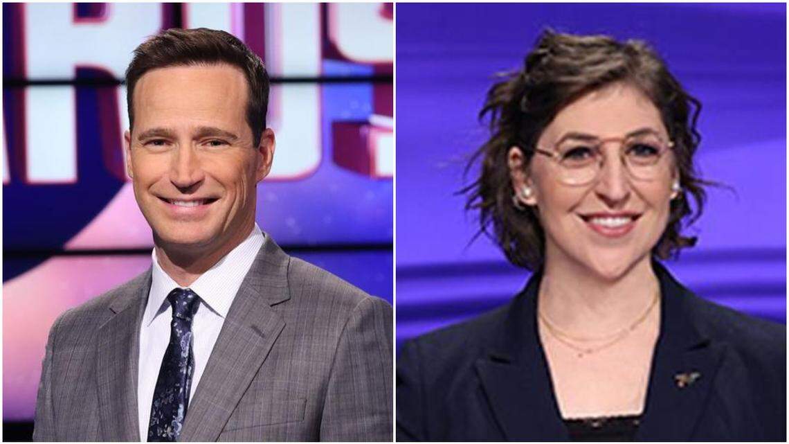 Mike Richards and Mayim Bialik have been named as the new hosts of “Jeopardy!,” the show announced Wednesday.