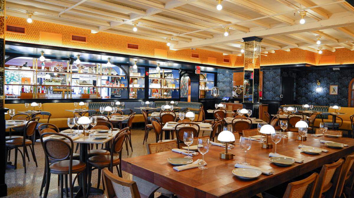 The main dining room at Red Rooster Overtown