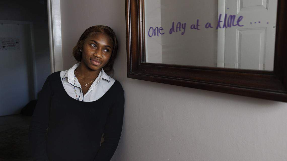 Seeking happiness, she learned at a young age to rely on herself and her faith