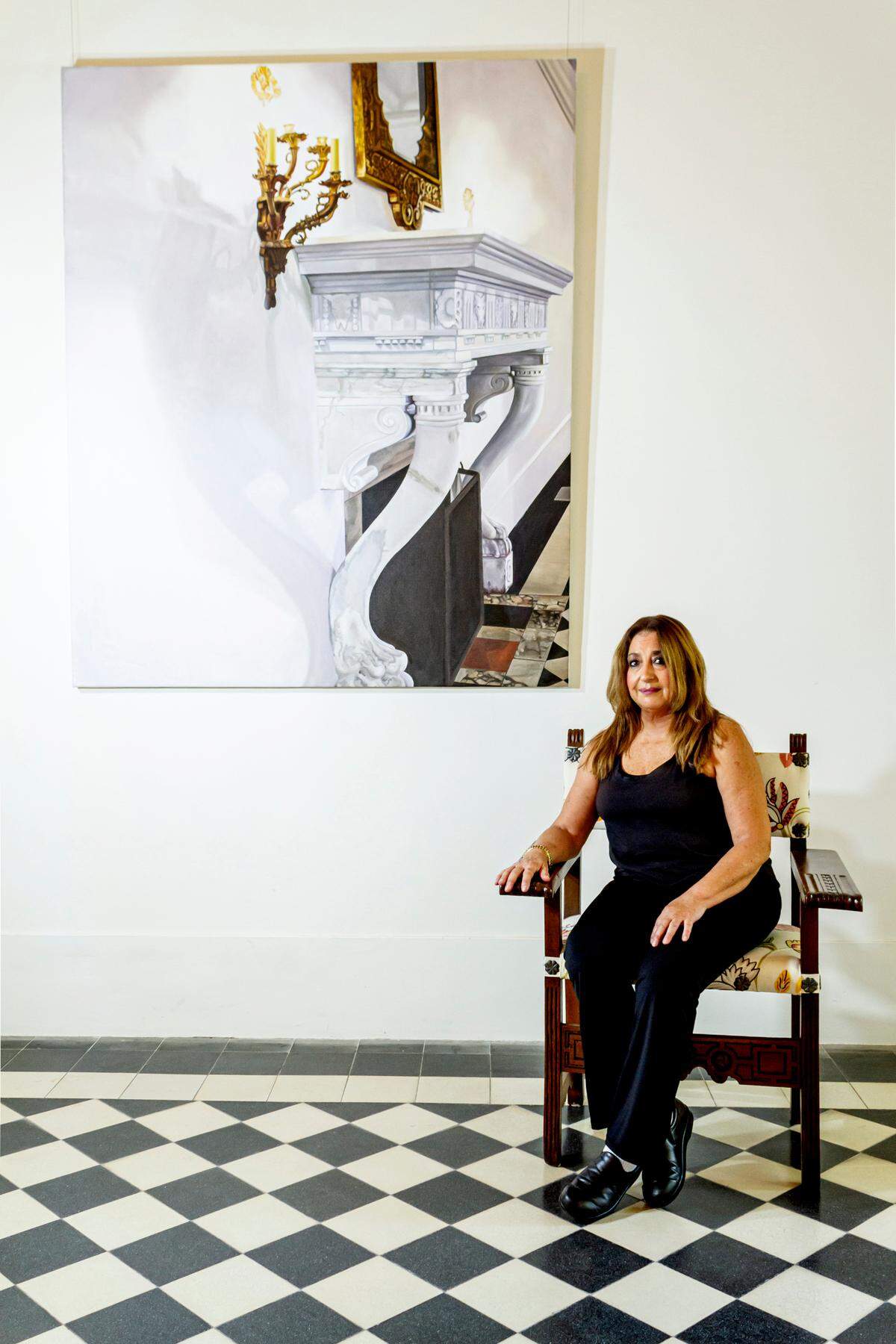 Becky Franco will present an artist talk Aug. 14 about her paintings in the Stone House at the Deering Estate. 